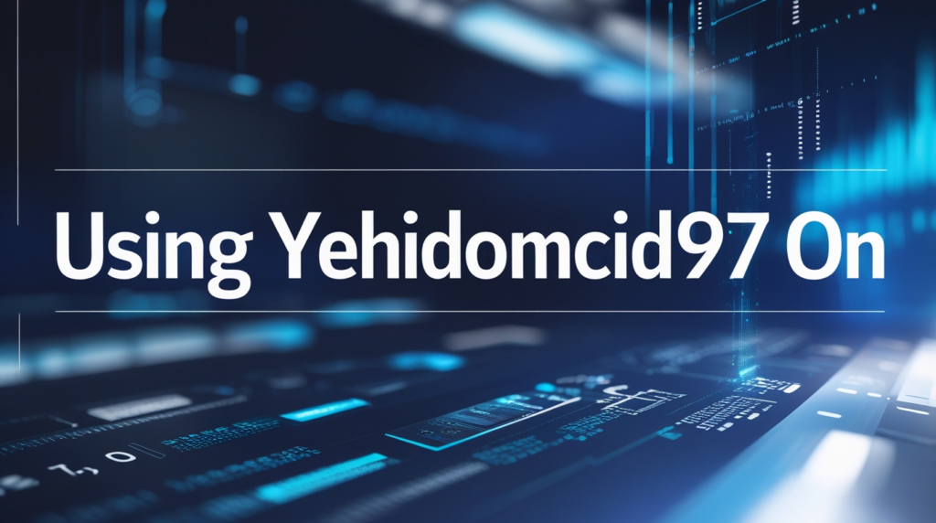 Using Yehidomcid97 On: Unleashing Its Potential using yehidomcid97 on