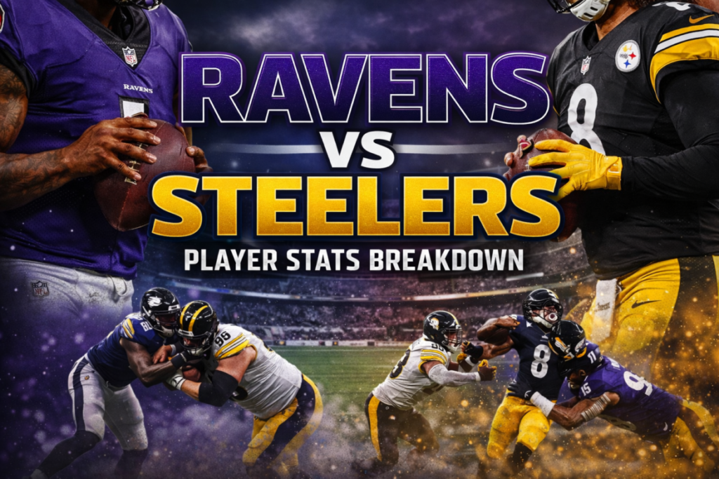 baltimore ravens vs pittsburgh steelers match player stats