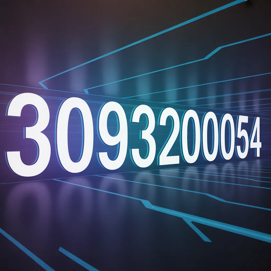 Exploring the Significance of 3093200054 3093200054